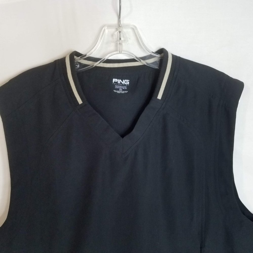 Ping Performance Dynamics Black Pullover V Neck W… - image 2